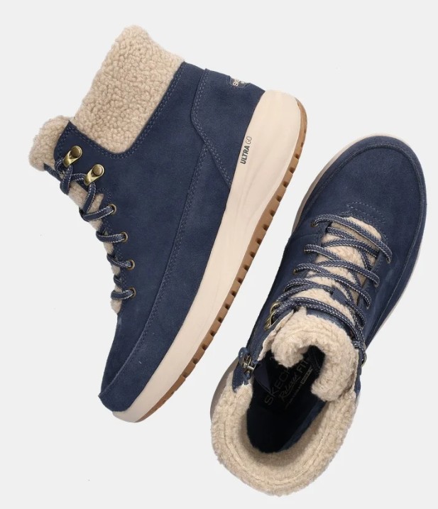 Skechers Veterboot Go Walk On The Go Stellar Winterize 144733 NVY Navy Waterproof - 199703701267