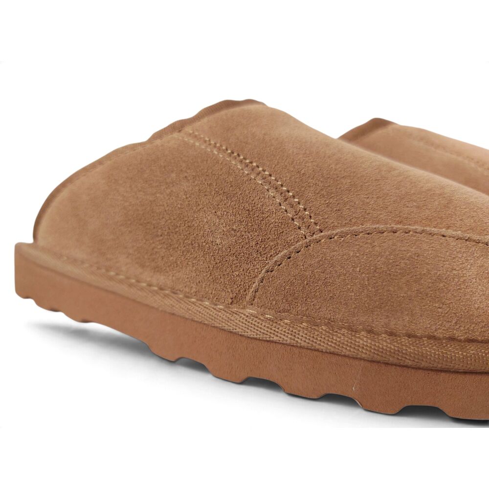 Adventure Shoes Pantoffel Tampere Brown Suede 100% Australische Merinowol - 8785342100206