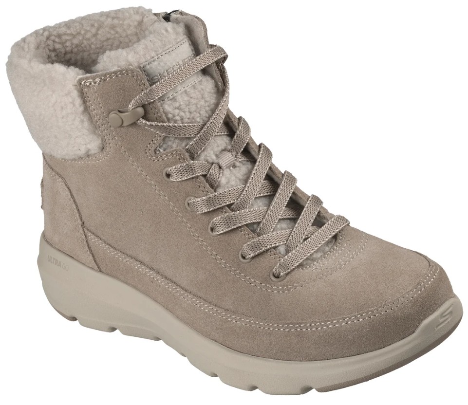 Skechers Veterboot Go Walk GLACIAL ULTRA mara 144233/TPE Taupe Waterproof - 199703873995