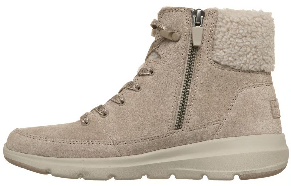 Skechers Veterboot Go Walk GLACIAL ULTRA mara 144233/TPE Taupe Waterproof - 199703874053