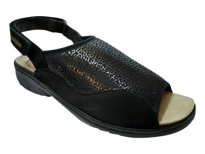 Mephisto Mobils Sandaal Gisella Zwart voor slechts €89 | Van Driel Schoenen