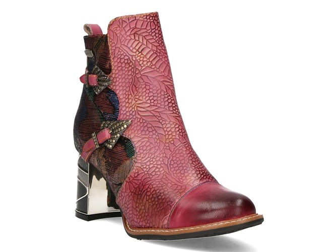 Laura Vita Korte Laars Marbreo 04 SL20-4 Wine Roze Combi - 6½ / 40 voor  slechts €89 | Van Driel Schoenen
