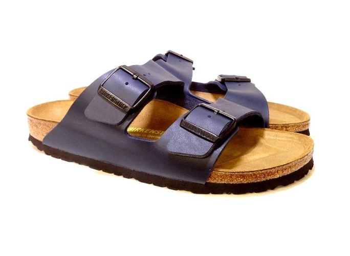 Birkenstock Arizona Slippers Smal Blauw 051753 - 4013871056508 Birkenstock Arizona Slippers Smal Blauw 051753 - 4013871056508