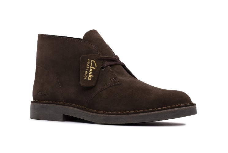 Clarks Veterboot Desert Boot Evo Donkerbruin Verwisselbaar Voetbed voor  slechts €129.9 | Van Driel Schoenen