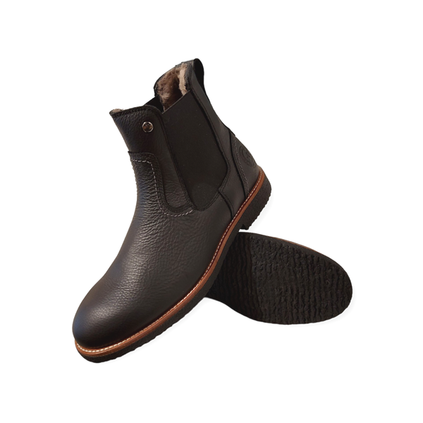 Panama Jack Chelsea Boots Garnock Igloo C2 Black Lamsvacht Gevoerd - 8433991682207