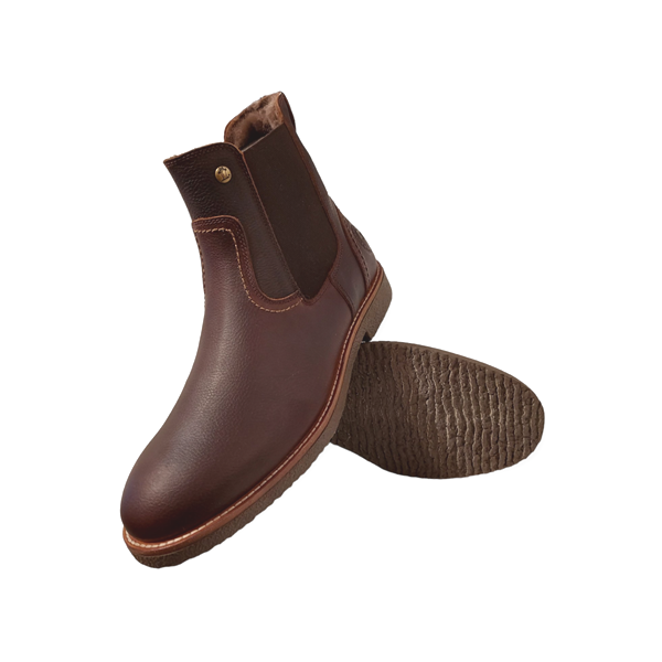 Panama Jack Chelsea Boots Garnock Igloo C3 Chestnut Bruin Lamsvacht Gevoerd - 8433991846456