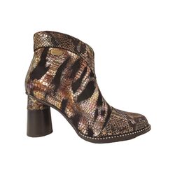 Laura Vita Korte Laars Gucstoo 10 SL174-10 Bronze Zwart Brons - 3666138489024