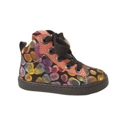 Jochie & Freaks Veterschoen Bertine JF-23158 Zwart Roze Multi - 8720862026193