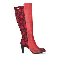 Laura Vita Lange Laars Alcbaneo 129 SL316-129H Rood Bloemen - 3666138490198