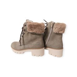 Rieker Veterboot X5718-52 Groen Warm Gevoerd - 4061811022731