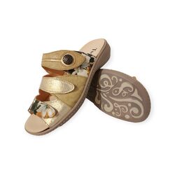 Think! Slipper Camilla 3-000078-6010 Metallic Ananas Combi - 9010463971060