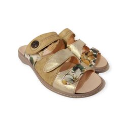 Think! Slipper Camilla 3-000078-6010 Metallic Ananas Combi - 9010463971015