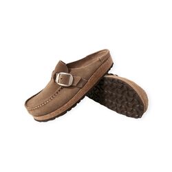 Birkenstock Slipper Buckley Smal 1019490 Grijs taupe - 4061416496456
