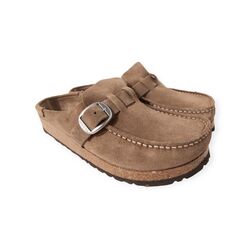 Birkenstock Slipper Buckley Smal 1019490 Grijs taupe - 4061416496456