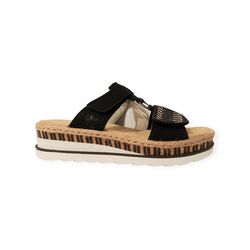Rieker Slipper V7947-00 Zwart Zacht Voetbed - 4060596082923