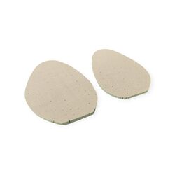 Vadret 1050 Dempende Geperforeerde Groene Latex Halve Inlegzolen - 8951005740052