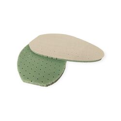 Vadret 1050 Dempende Geperforeerde Groene Latex Halve Inlegzolen - 8951005740052