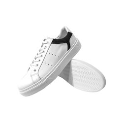 Australian Sneaker Omaha White Leather 15.1666.01-B02 White Blue - 8720822056499