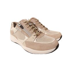 Durea Sneaker 6295 608 0955 Wijdte K Wit Taupe - 8720727717037
