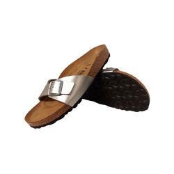 Birkenstock Madrid Slippers Smal Zilver 040413 - 4040714146157