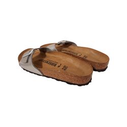 Birkenstock Madrid Slippers Smal Zilver 040413 - 4040714146157