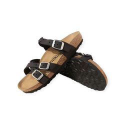 Birkenstock Slipper Franca 1026334 Zwart Smal - 4061418947529