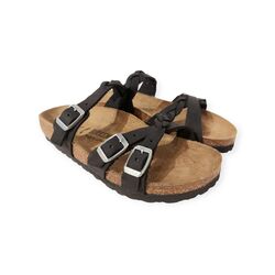 Birkenstock Slipper Franca 1026334 Zwart Smal - 4061418947529
