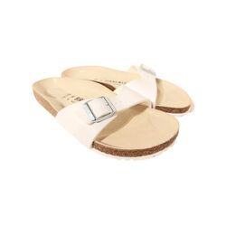 Birkenstock Slipper Madrid 0040733 Mat Wit Smal - 4013871435655