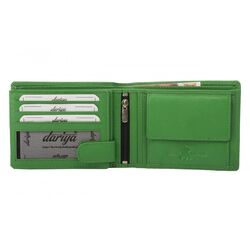 Dariya Portemonnee 120DBL Groen Leer - 4260182898628