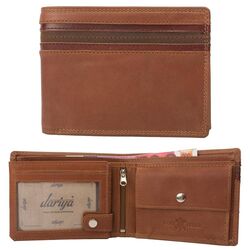 Dariya Portemonnee 2313 Cognac Bruin Combi Leer RFID Protection - 4260182898444