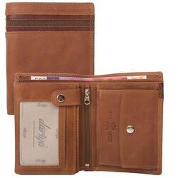 Dariya Portemonnee 2315 Cognac Bruin Combi Leer RFID Protection - 4260182898451
