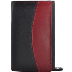 Dariya Portemonnee 240 Zwart Rood Leer - 4260182892336