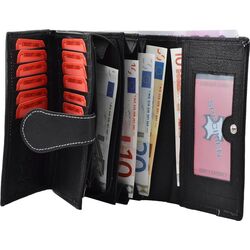 Dariya Portemonnee 250 Zwart Leer - 4260182890189