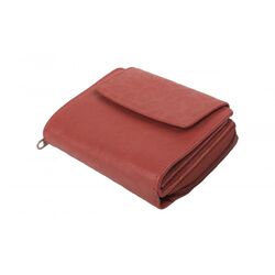 Dariya Portemonnee 257-beere Rood Terracotta Print Leer - 4260182898710