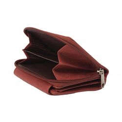 Dariya Portemonnee 257-beere Rood Terracotta Print Leer - 4260182898710