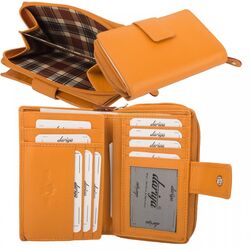 Dariya Portemonnee 3005 Oranje Leer RFID Protection - 4260182898765