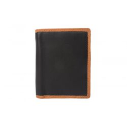 Dariya Portemonnee Zwart Bruin Leer - 4260182897355