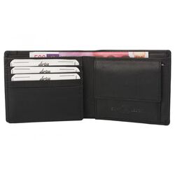 Dariya Portemonnee Zwart Turquoise Leer - 4260182897591