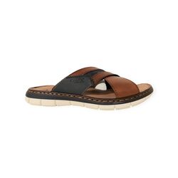 Rieker Slipper 25186-24 Bruin Combi - 4061811433193
