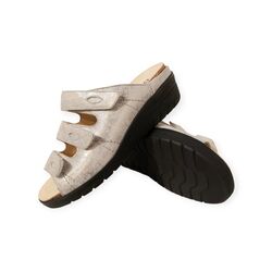 Durea Slippers 7369 047 6683 J Grijs Metallic - 8719373106746