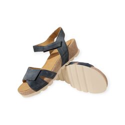 Durea Sandaal 7404 025 1015 Wijdte H Demin Blauw - 8720727730616