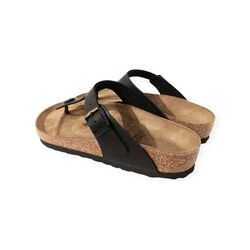 Birkenstock Gizeh Teenslipper 1026436 Saffiano Zwart Print - 4061418989987