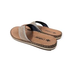 Rieker Teenslipper 21095-42 Grijs Combi Zacht Voetbed - 4061811362622