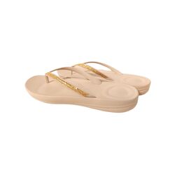 Fitflop Slipper Iqushion Sparkle Stone Beige - 197533160896