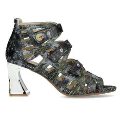 Laura Vita Sandaal Jacbo 01 SL731J-4 Acier Zwart Grijs - 3666138605998