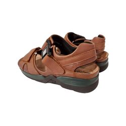 Mephisto Shark Fit Sandalen Chestnut Cognac - 3597436500558