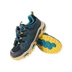 Meindl Wandelschoen Salto Junior 2133 49 Petrol Blauw Geel - 4056284652417