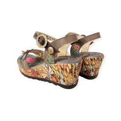 Laura Vita Sandaal Berlino 02 SD317-2 Grijs Multi - 3666138553251