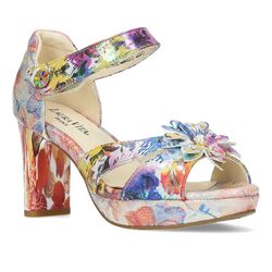 Laura Vita Sandaal Hicao 01 Lilas Roze Multi - 3666138570418