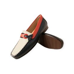 Sioux Colandina Instappers 65016 Blauw Wit Rood - 4068238026199